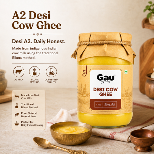 Desi Cow Bilona Ghee - Pure A2 Ghee | Traditional & Organic