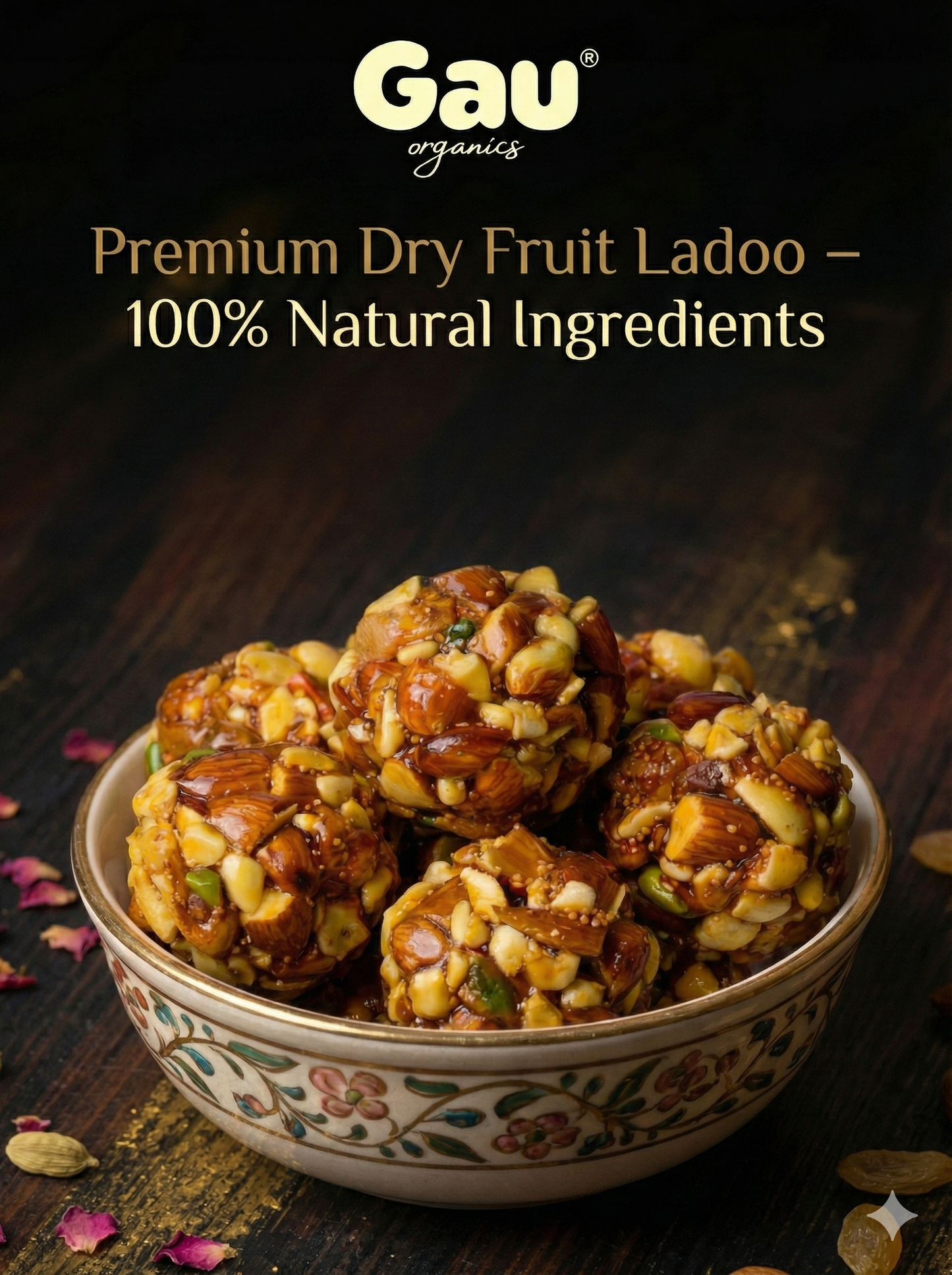 Premium Dry Fruit Ladoo  | Almond, Cashew & Pure Ghee Ladoo