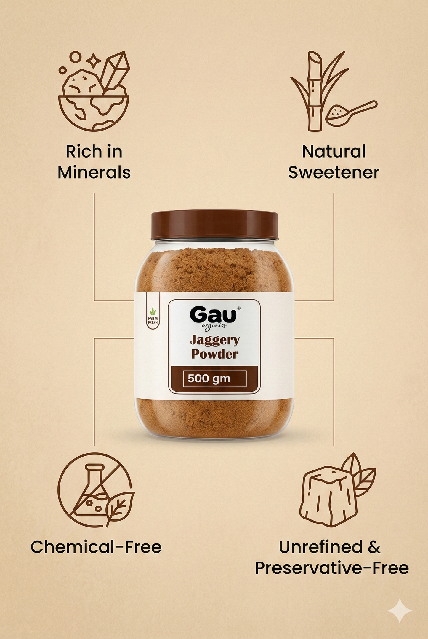 Jaggery Powder (500g)