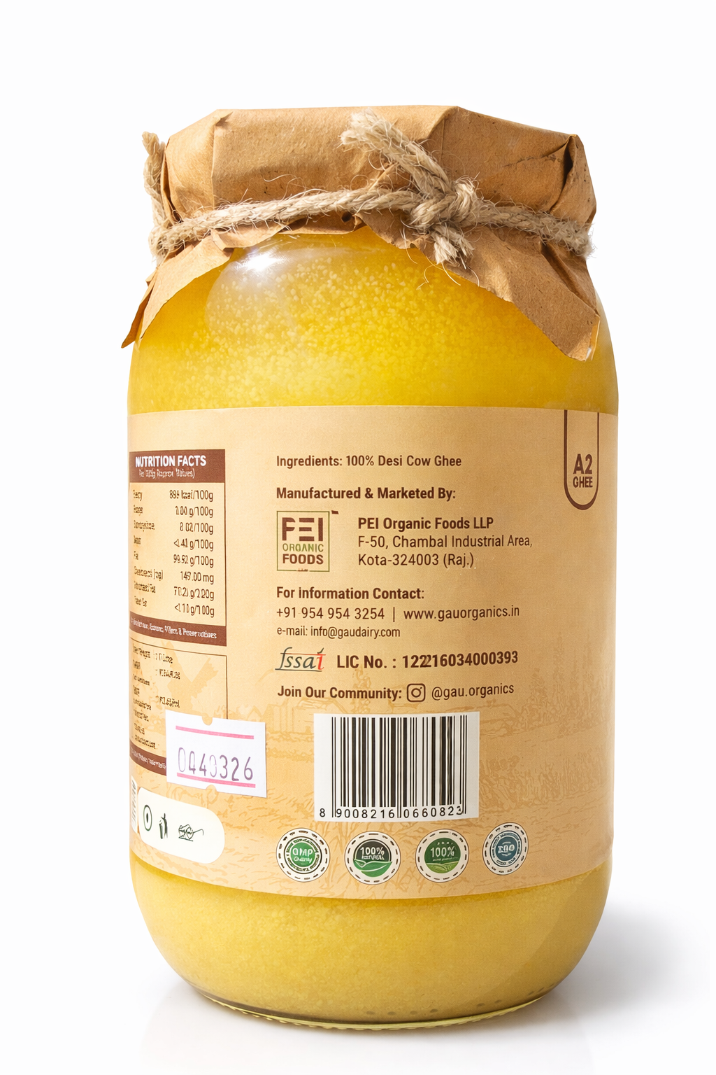 Desi Cow Bilona Ghee - Pure A2 Ghee | Traditional & Organic