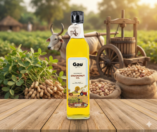 Woodpressed Groundnut Oil