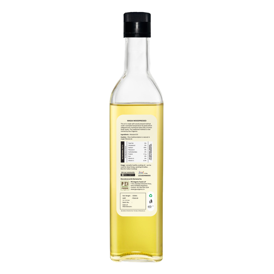 Woodpressed Yellow Mustard Oil